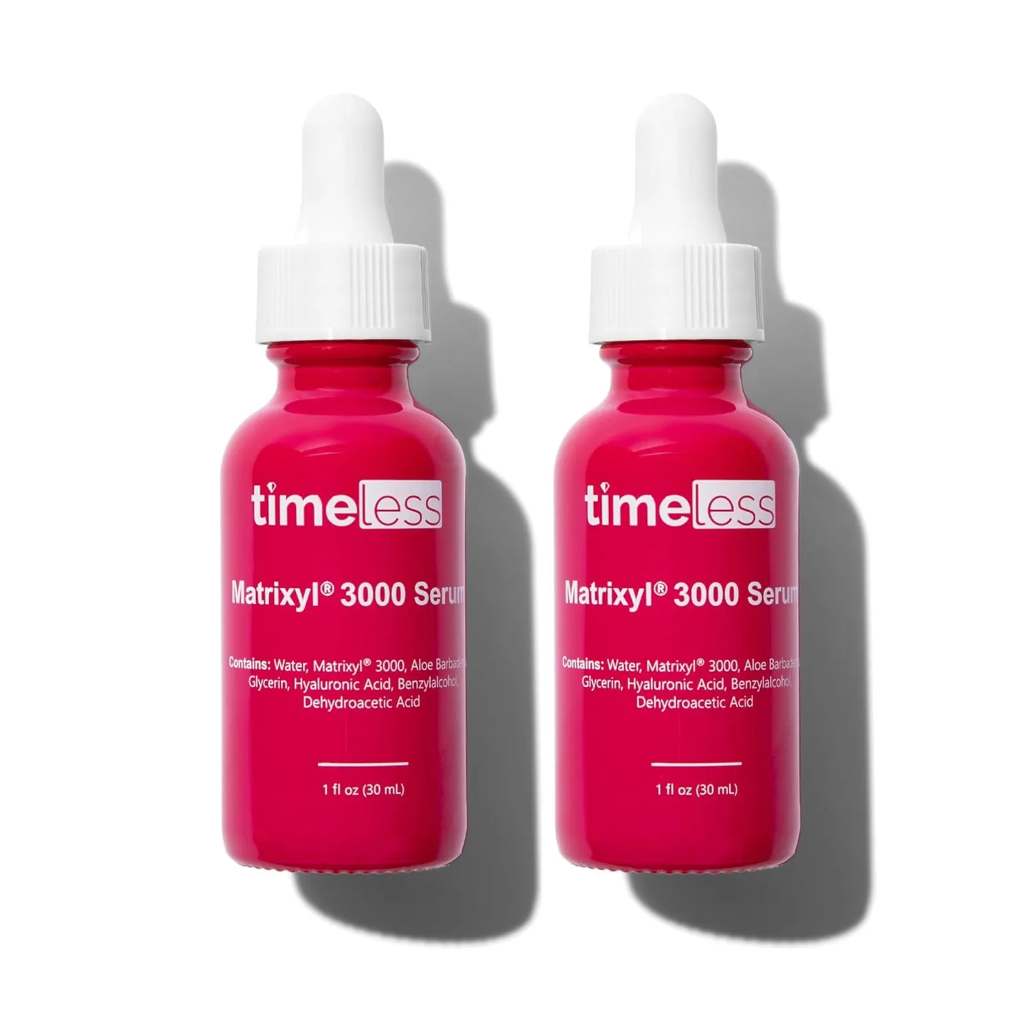 Timeless Skin Care Matrixyl 3000 Serum - Personal Care Face Serum Supports Hydration - with Hyaluronic Acid - Fragrance-Free - for Skin Care - Pouches