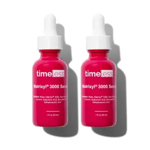 Timeless Skin Care Matrixyl 3000 Serum - Personal Care Face Serum Supports Hydration - with Hyaluronic Acid - Fragrance-Free - for Skin Care - Pouches