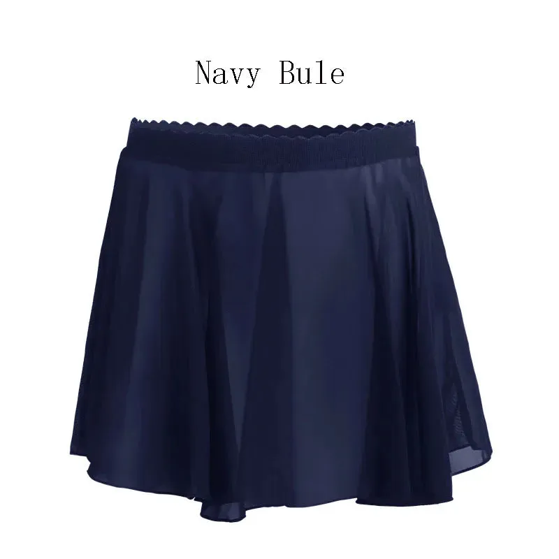 Toddler Ballet Leotard with Chiffon Wrap Skirt Dance Outfit Kids Skirt