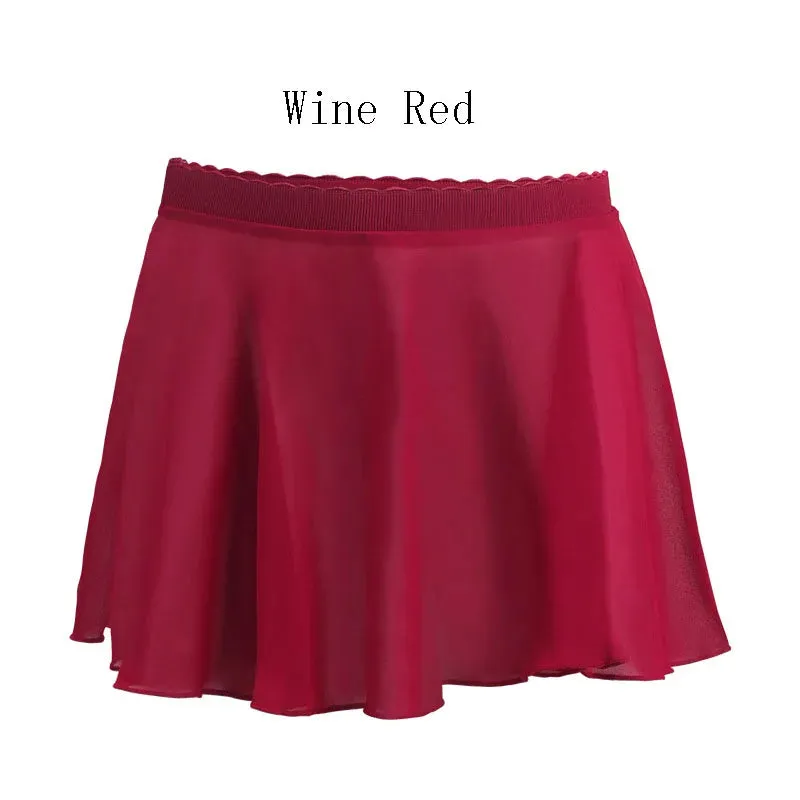 Toddler Ballet Leotard with Chiffon Wrap Skirt Dance Outfit Kids Skirt