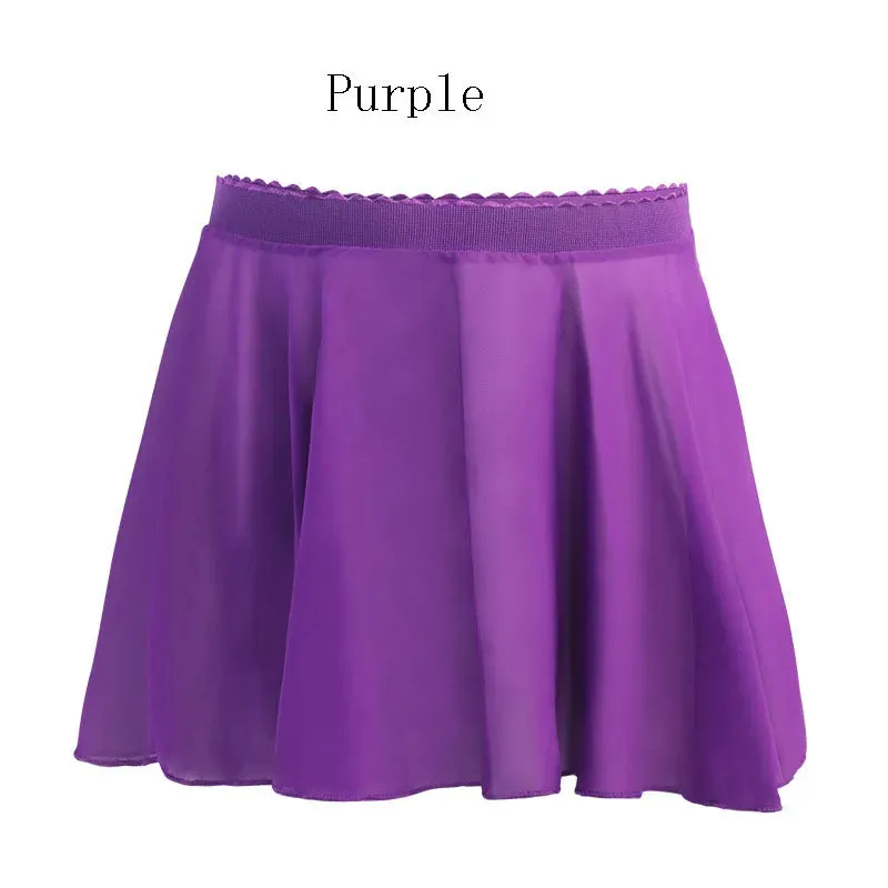 Toddler Ballet Leotard with Chiffon Wrap Skirt Dance Outfit Kids Skirt