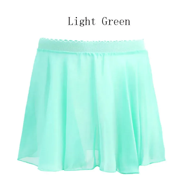 Toddler Ballet Leotard with Chiffon Wrap Skirt Dance Outfit Kids Skirt