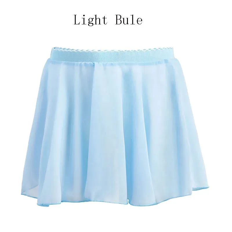 Toddler Ballet Leotard with Chiffon Wrap Skirt Dance Outfit Kids Skirt