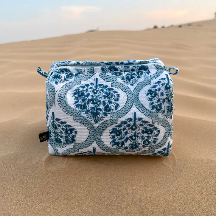 Tohfa Luxe Kara Handmade Block Printed Pouch