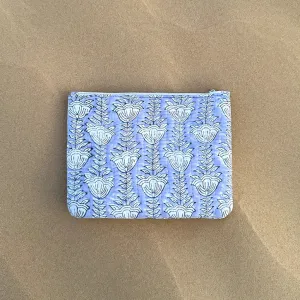 Tohfa Luxe Terra Handmade Block Printed Pouch