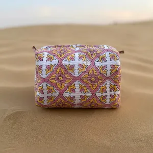 Tohfa Luxe Tula Handmade Block Printed Pouch
