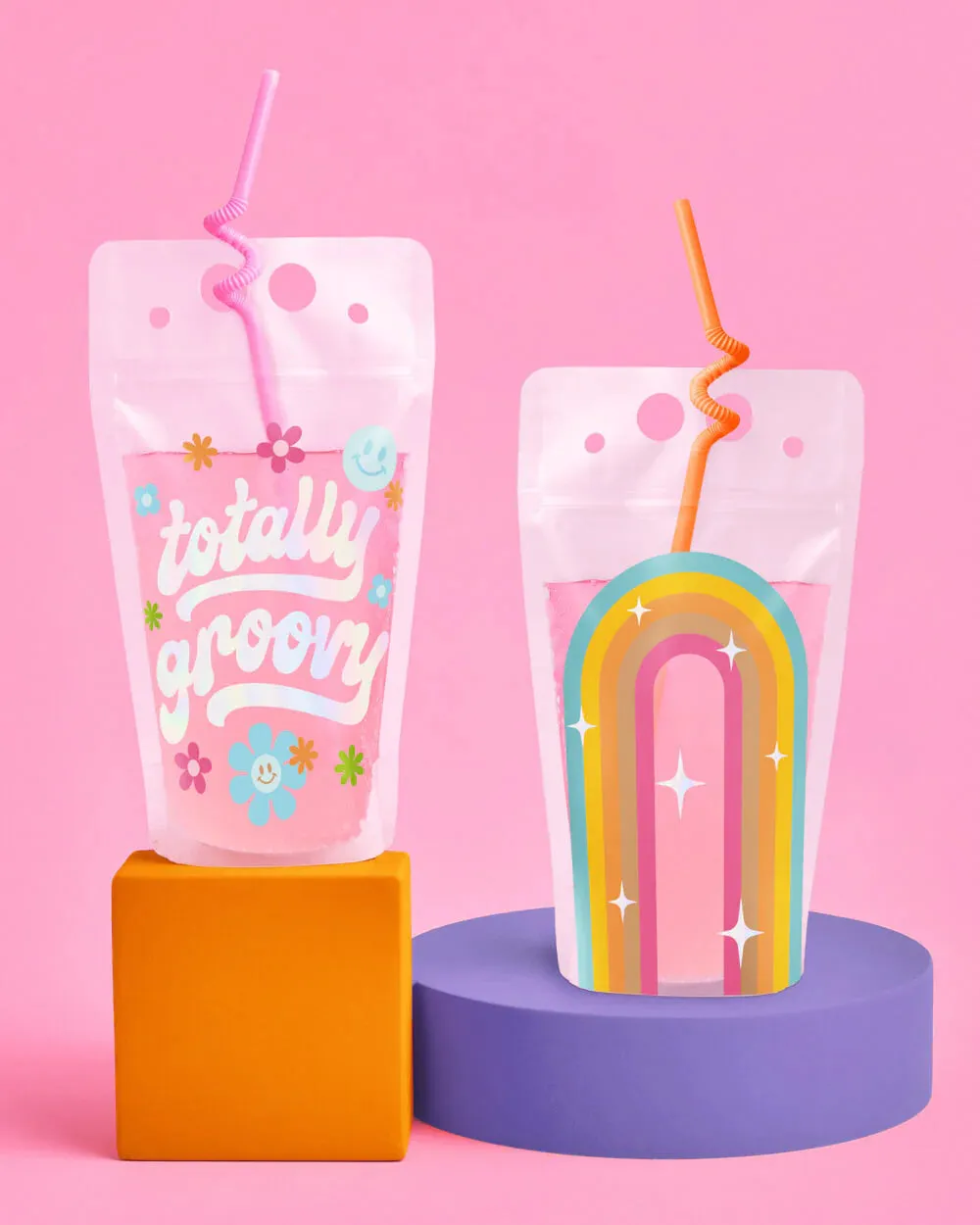 Totally Groovy Sippers, Pack of 16