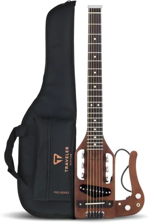 Traveler Guitar 6 String Pro-Series (Antique Brown), Right, (PS ABNS)