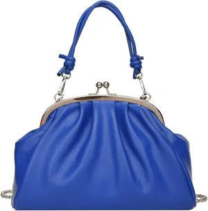 Trendy Pu Leather Kiss Lock Handbag 2025 Evening Clutch Purse Women Crossbody Shell Shoulder Bag Daily
