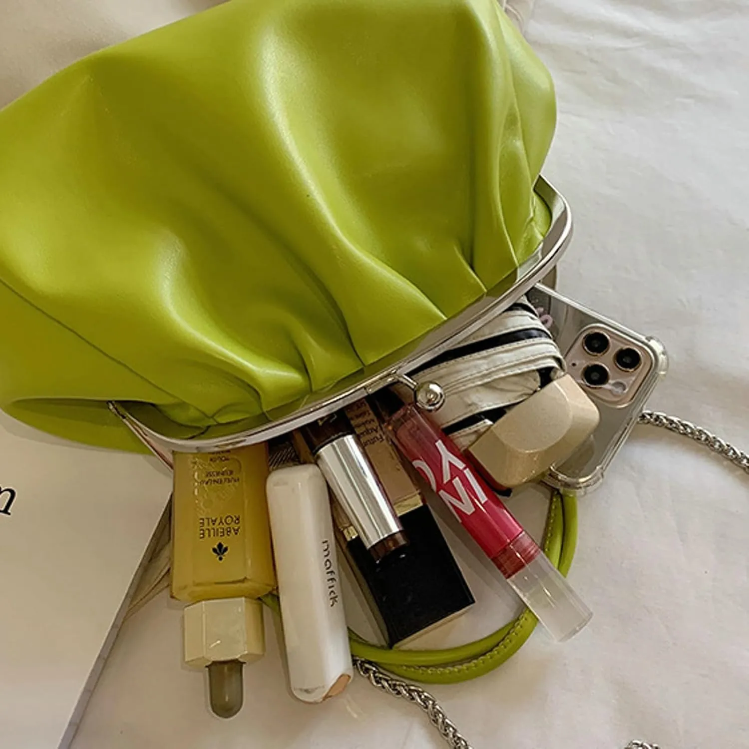 Trendy Pu Leather Kiss Lock Handbag 2025 Evening Clutch Purse Women Crossbody Shell Shoulder Bag Daily