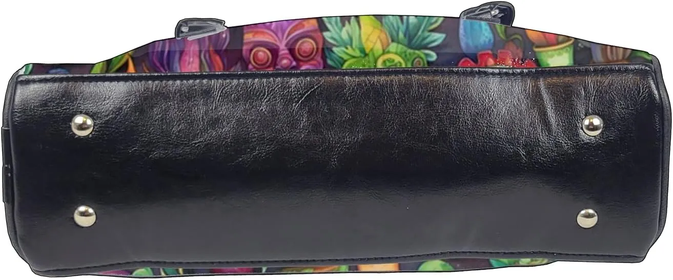 Tropical Collection Colorful, Large, Whimsical, Womens Handbag, Travel Bag, Satchel, Favorite Tote