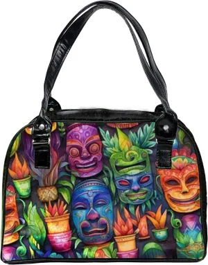 Tropical Collection Colorful, Large, Whimsical, Womens Handbag, Travel Bag, Satchel, Favorite Tote