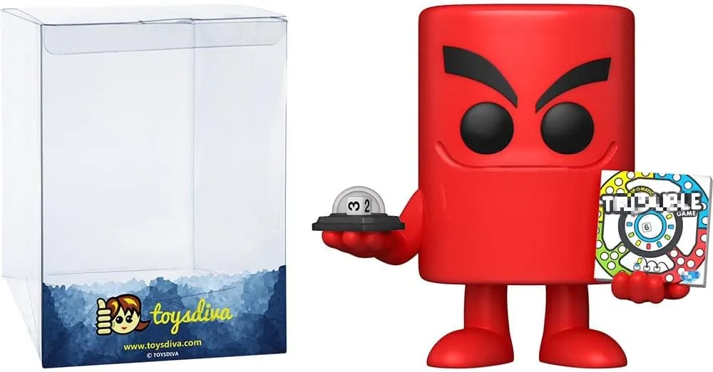 T r o u b l e Board: P o p ! Retro Toys Vinyl Figurine Bundle with 1 Compatible 'ToysDiva' Graphic Protector (098-58614 - B)