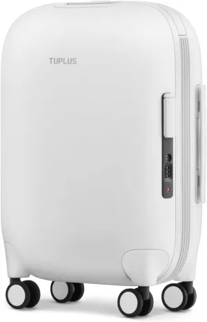 TUPLUS Suitcase ABS Hard Shell Luggage Hold Check in Travel Case with 4 Spinner Wheels,TIME CAPSULE COLLECTION