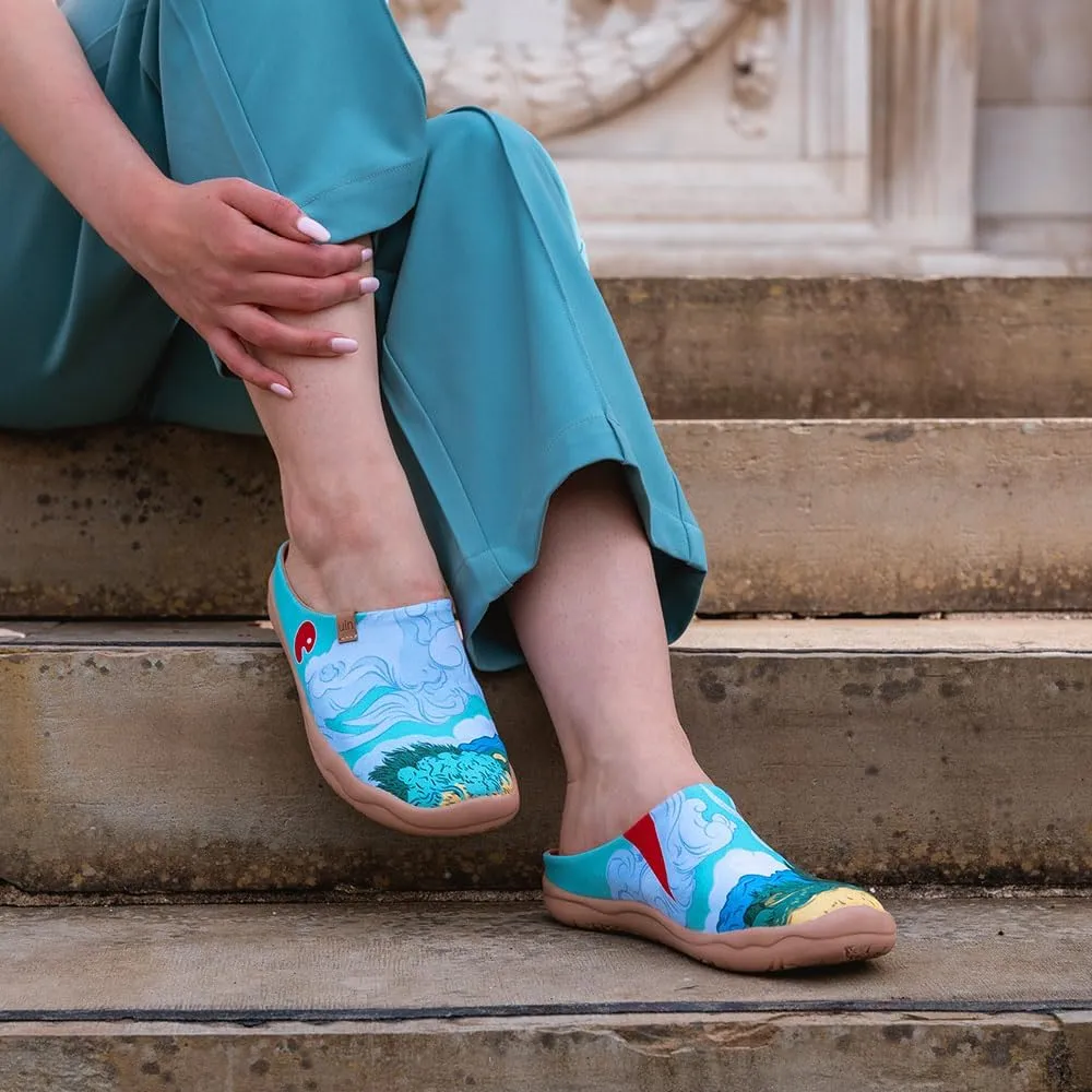UIN x National Gallery Collaboration Slip On Art Travel Shoes