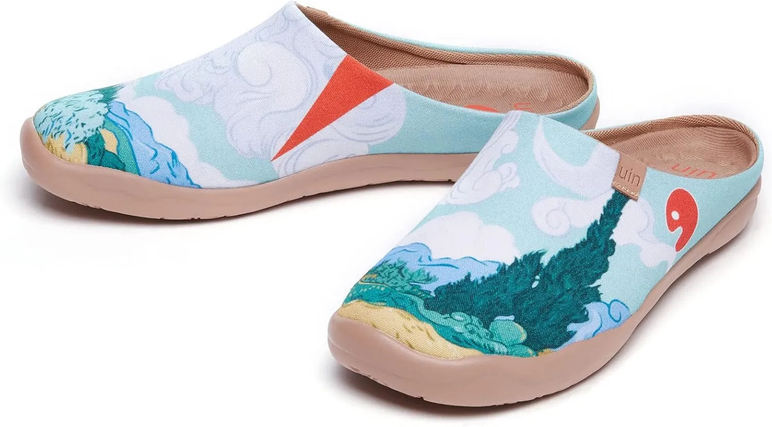 UIN x National Gallery Collaboration Slip On Art Travel Shoes