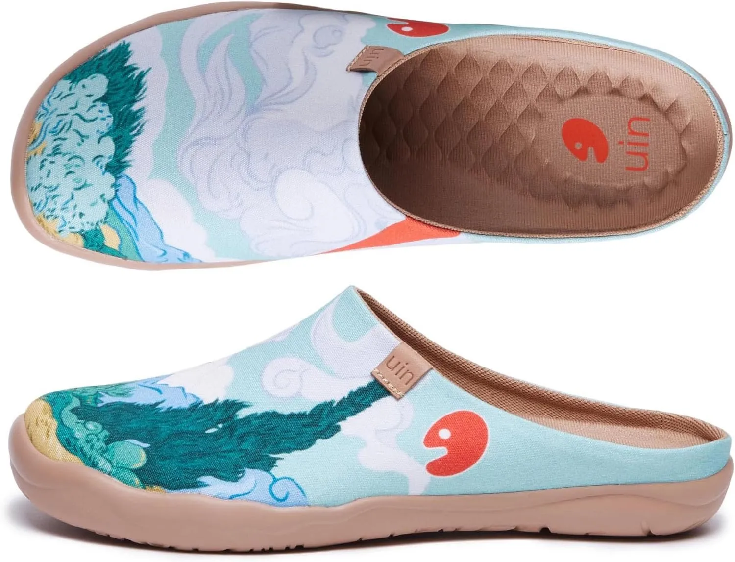 UIN x National Gallery Collaboration Slip On Art Travel Shoes