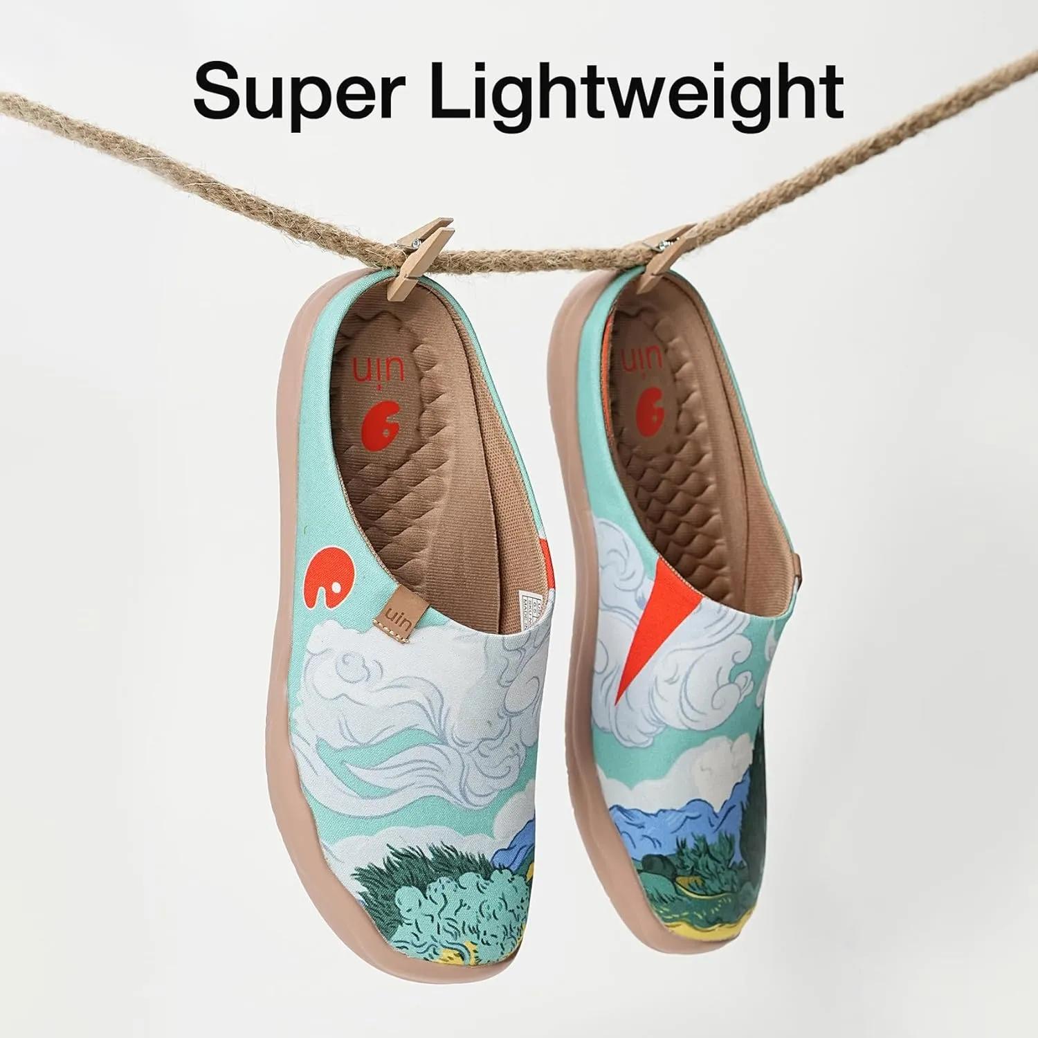 UIN x National Gallery Collaboration Slip On Art Travel Shoes