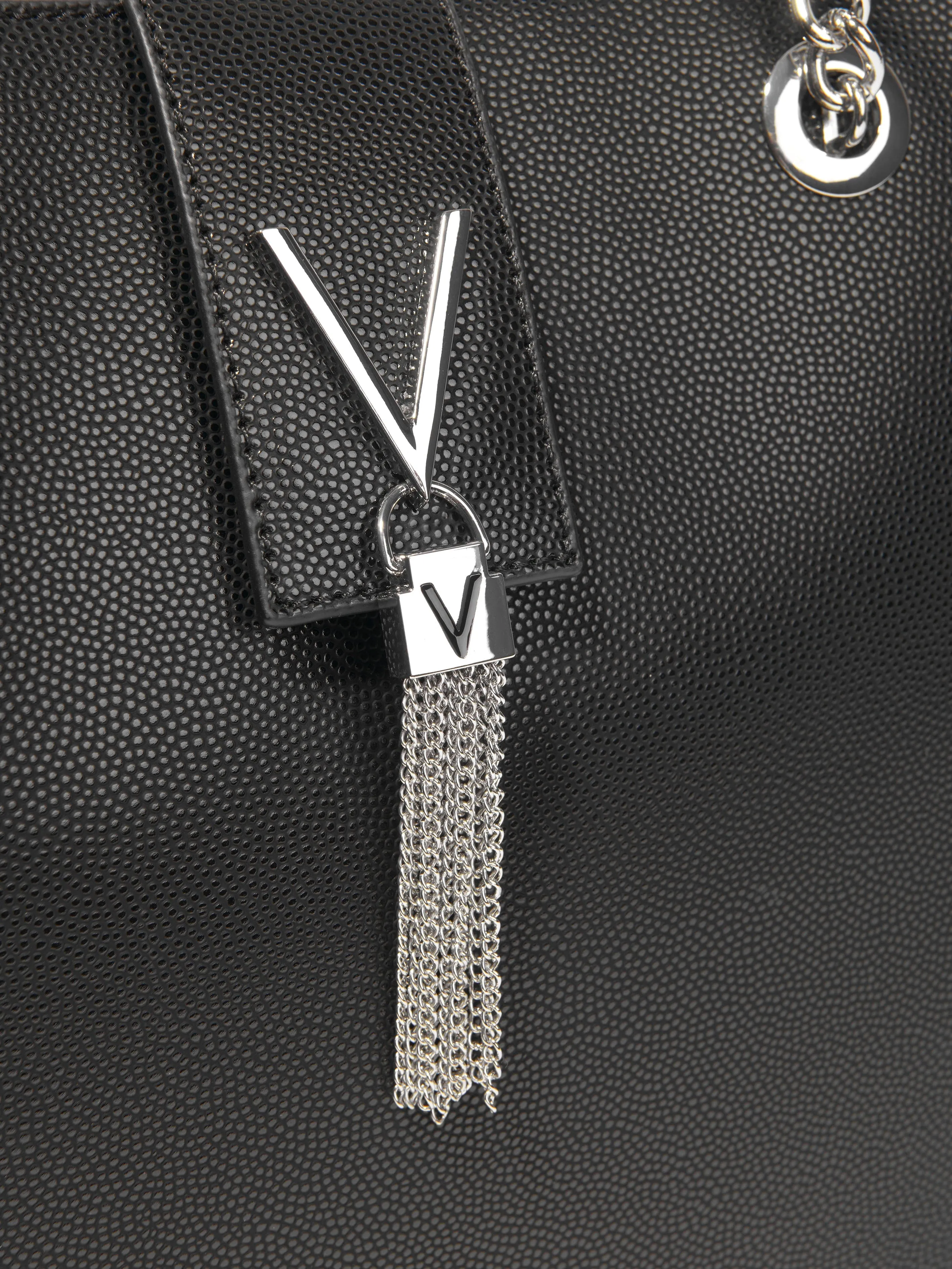 Valentino Divina Shopping Bag in Black (36cm)