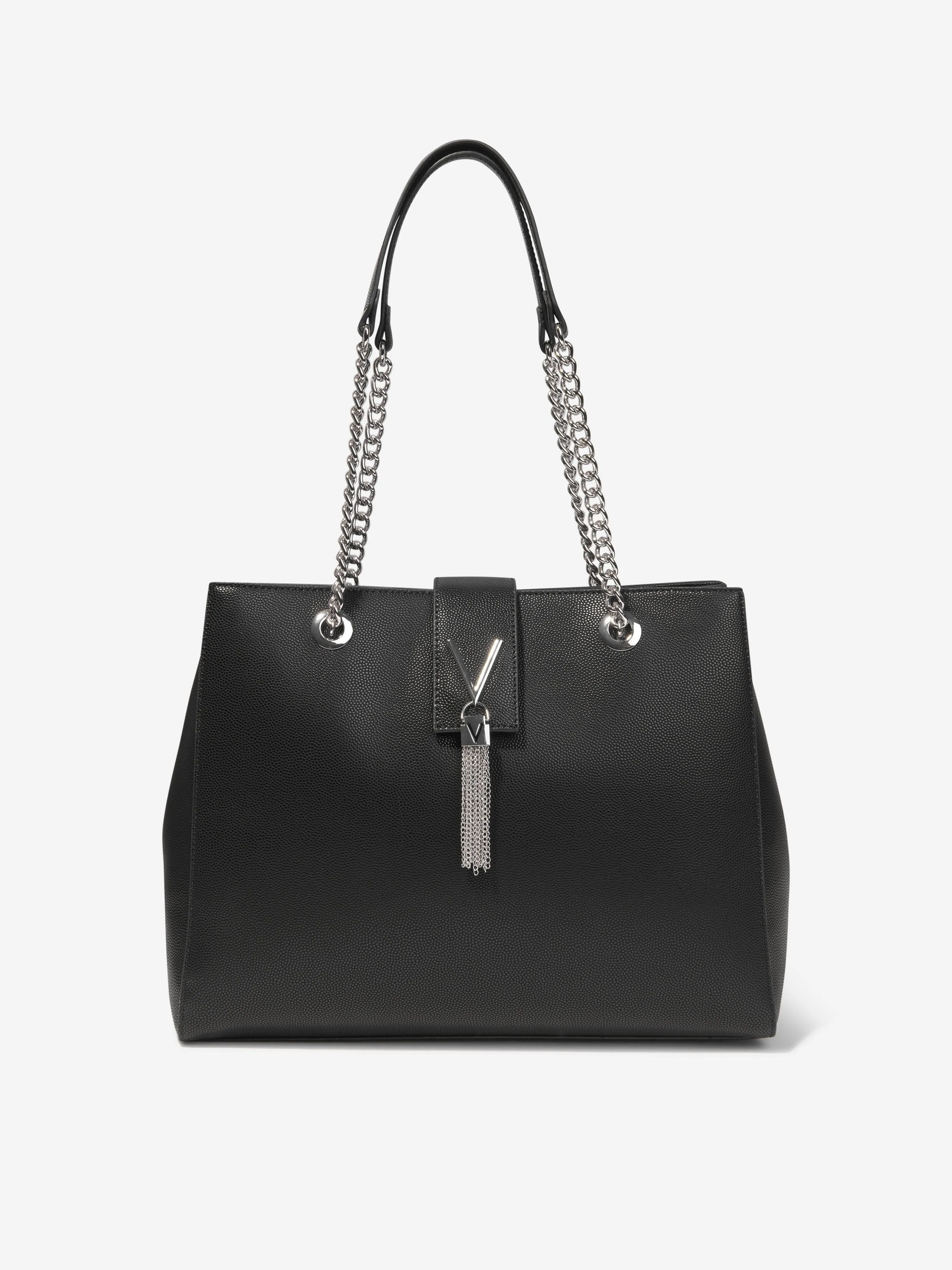 Valentino Divina Shopping Bag in Black (36cm)