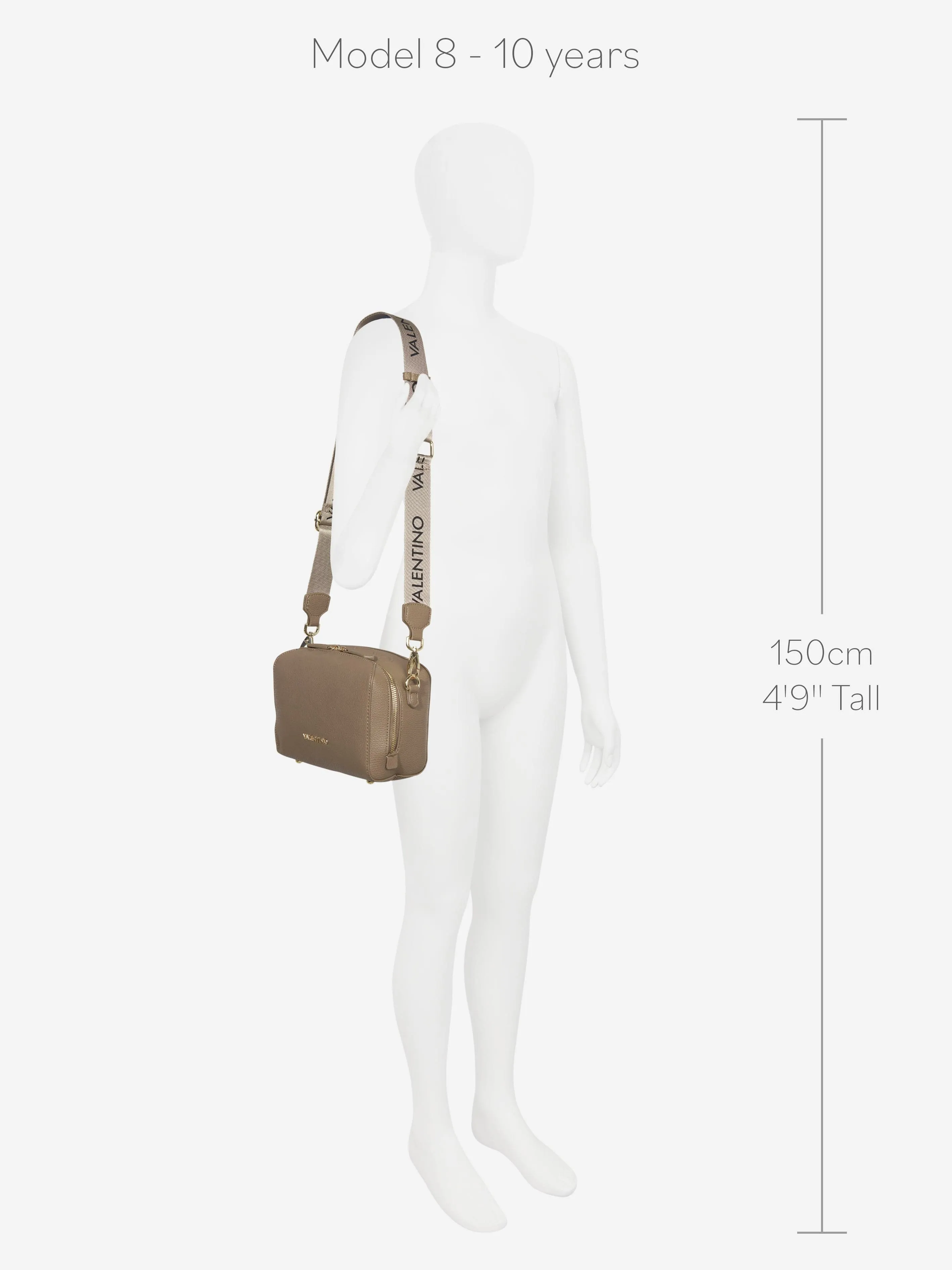 Valentino Pattie Crossbody Bag in Brown (19.5cm)