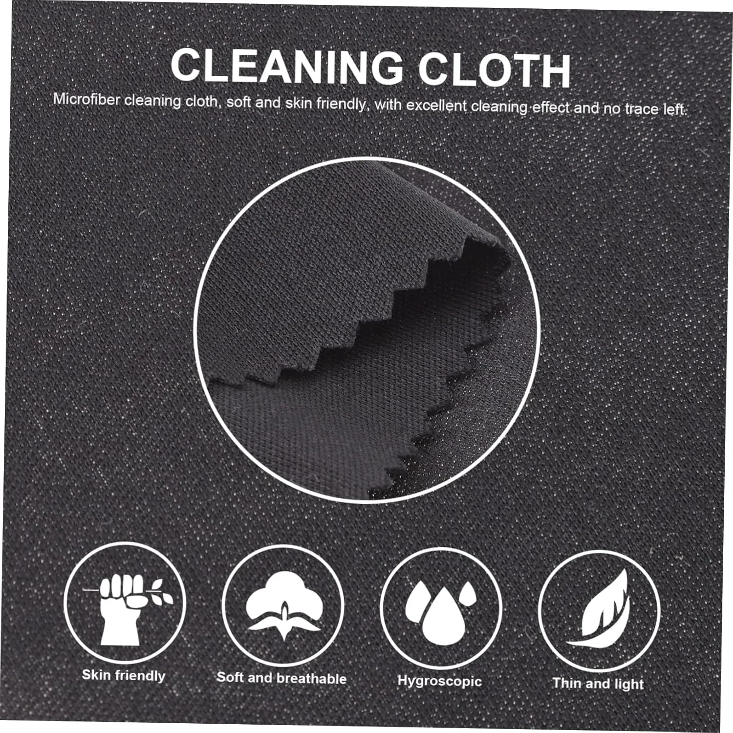 VALICLUD 3 Sets Microfiber Eyeglass Cleaning Cloths Cleaning Cloths for Glasses Screens and Delicate Surfaces Includes Storage Bags for Easy Organization