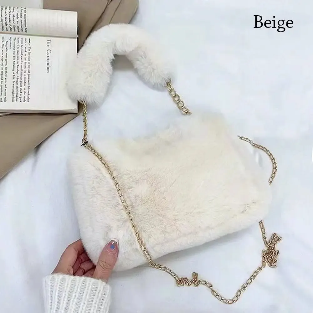 Veloria™ Fluffy Plush Shoulder Bag