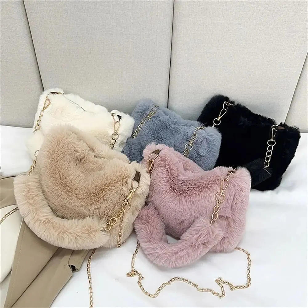 Veloria™ Fluffy Plush Shoulder Bag