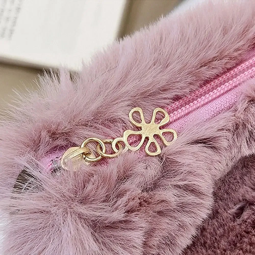 Veloria™ Fluffy Plush Shoulder Bag