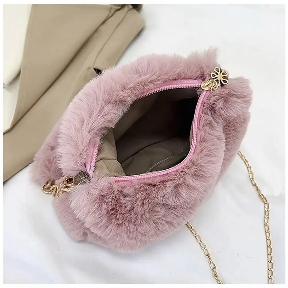 Veloria™ Fluffy Plush Shoulder Bag