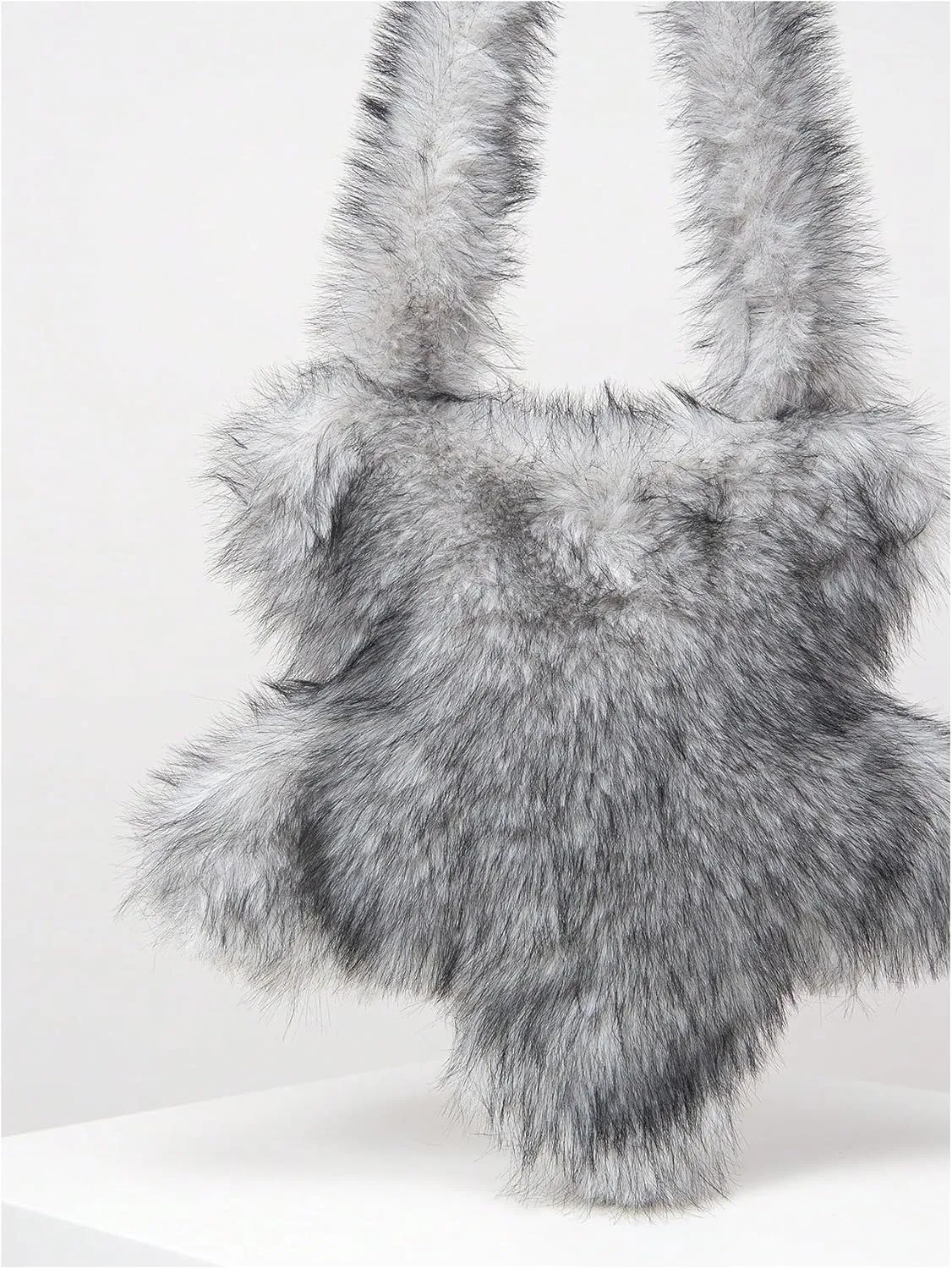 Verdusa Women's Fuzzy Crossbody Tote Bags Furry Shoulder Bag Purse Handbag