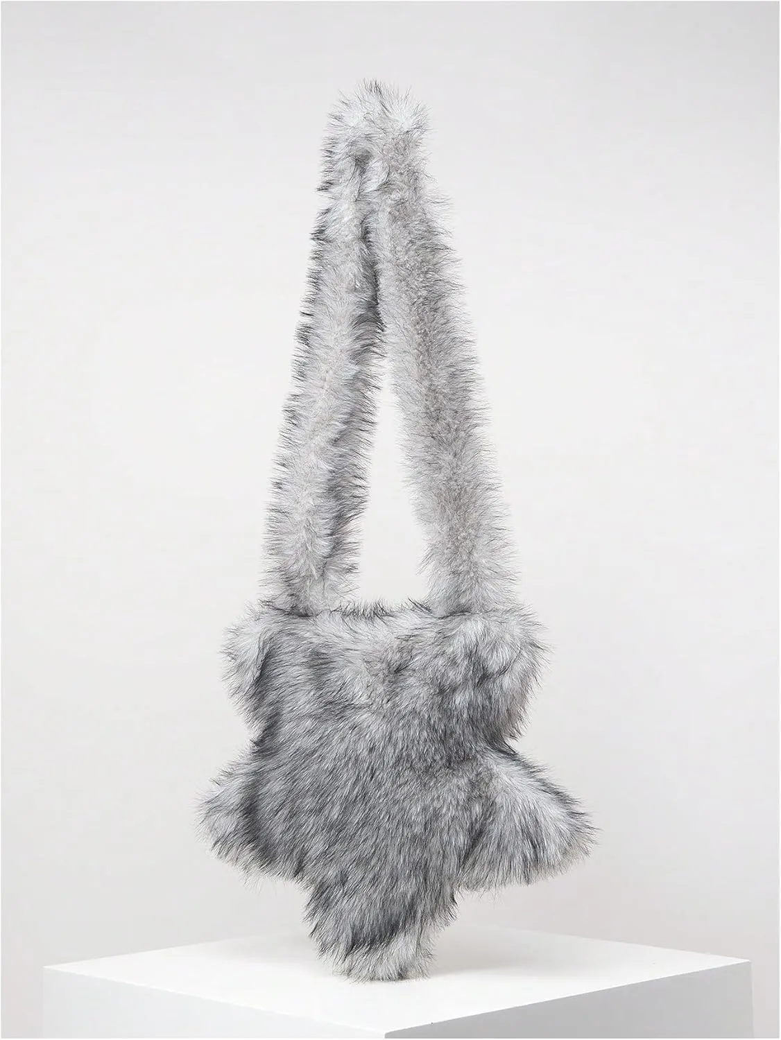 Verdusa Women's Fuzzy Crossbody Tote Bags Furry Shoulder Bag Purse Handbag