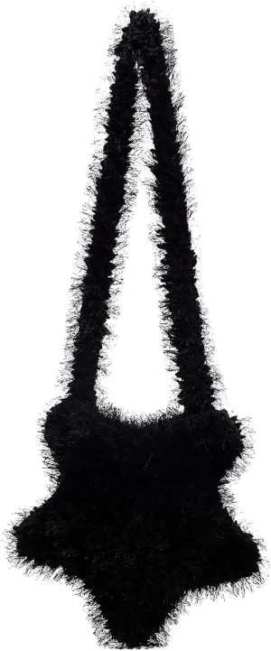Verdusa Women's Fuzzy Crossbody Tote Bags Furry Shoulder Bag Purse Handbag