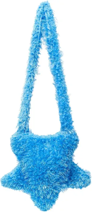 Verdusa Women's Fuzzy Crossbody Tote Bags Furry Shoulder Bag Purse Handbag