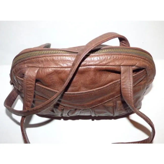 Vintage Designer Pursesdesigner Purses Brown Leather Satchel