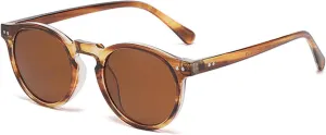 Vintage Round Men Sunglasses Fashion Rivets Women Trending Punk Uv400