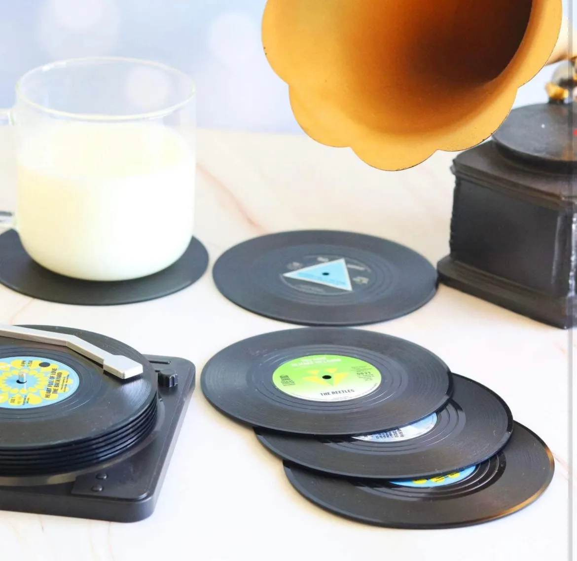 Vinyl Coasters