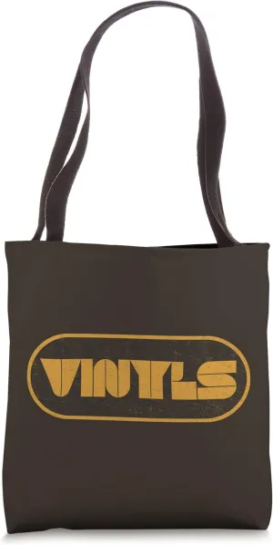 Vinyls retro vintage (controversial) oval Tote Bag