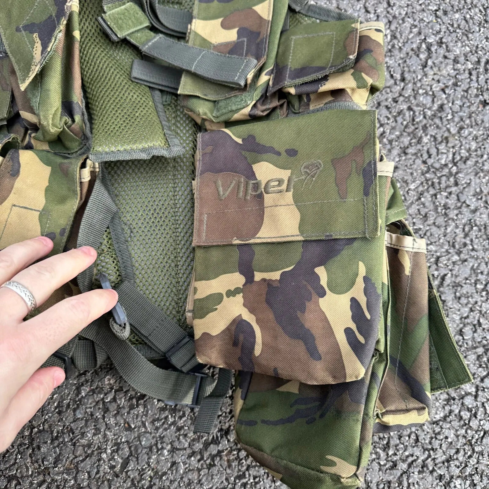 VIPER British Army DPM Combat Rig & Pouches - Ideal for Paintball / Airsoft