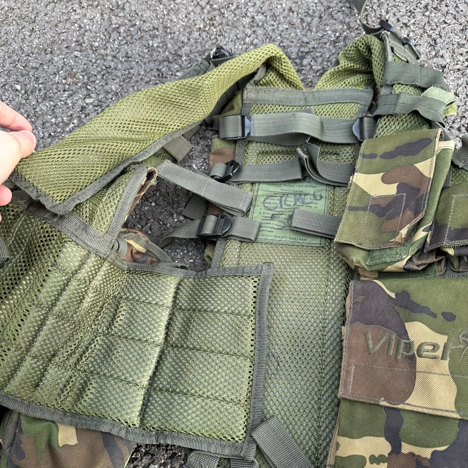 VIPER British Army DPM Combat Rig & Pouches - Ideal for Paintball / Airsoft