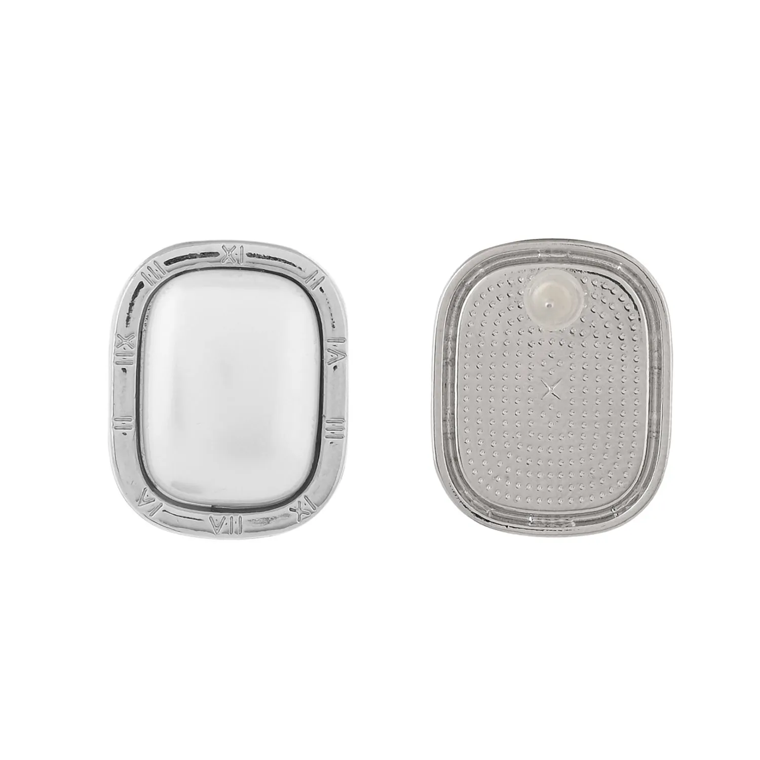 Voyage White Glam Stud Earrings