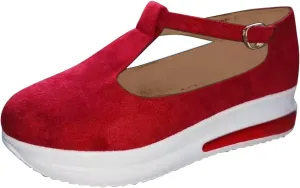 Wedge Sandals for Women Thick Bottom Flats with Arch Support Elastic Ankle Strap Hot Summer Beach Non-Slip Sandals