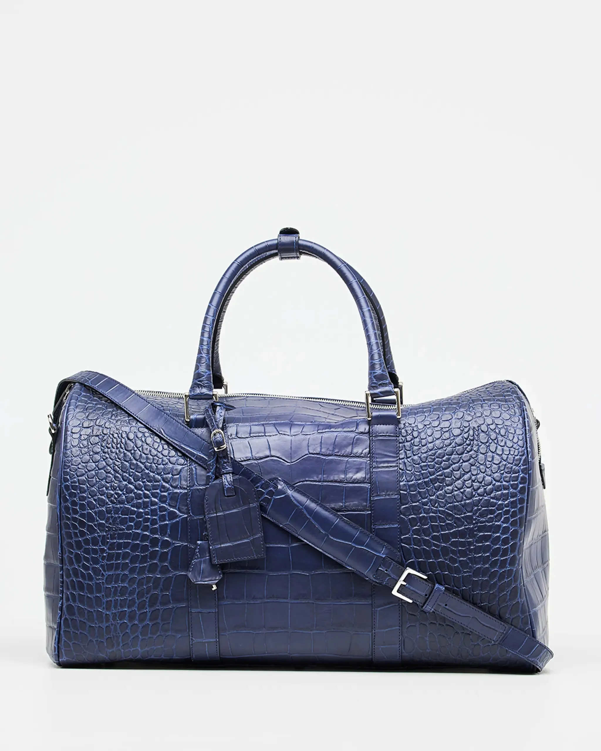 Weekend Bag Blue Croco | Travel Bag