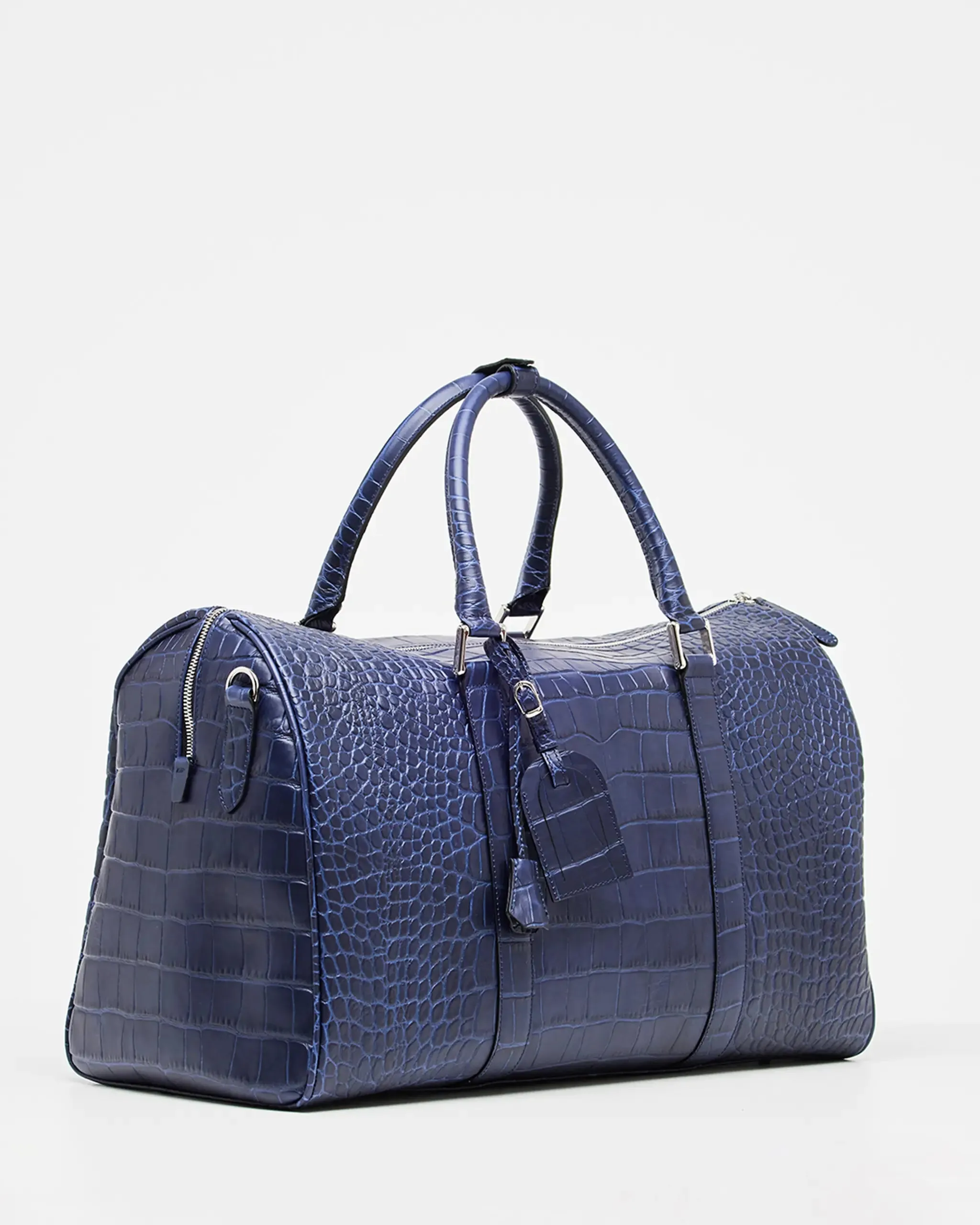 Weekend Bag Blue Croco | Travel Bag