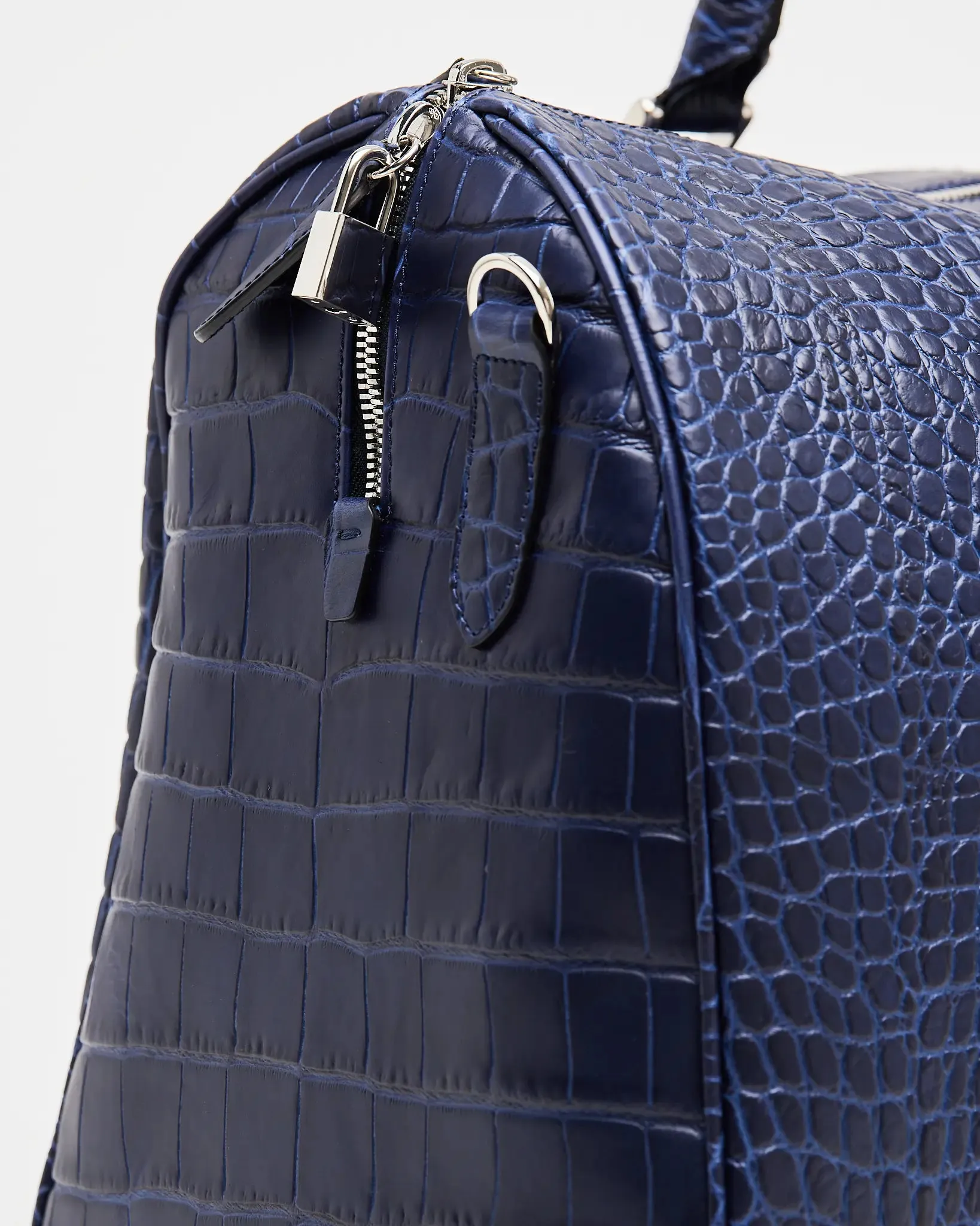Weekend Bag Blue Croco | Travel Bag