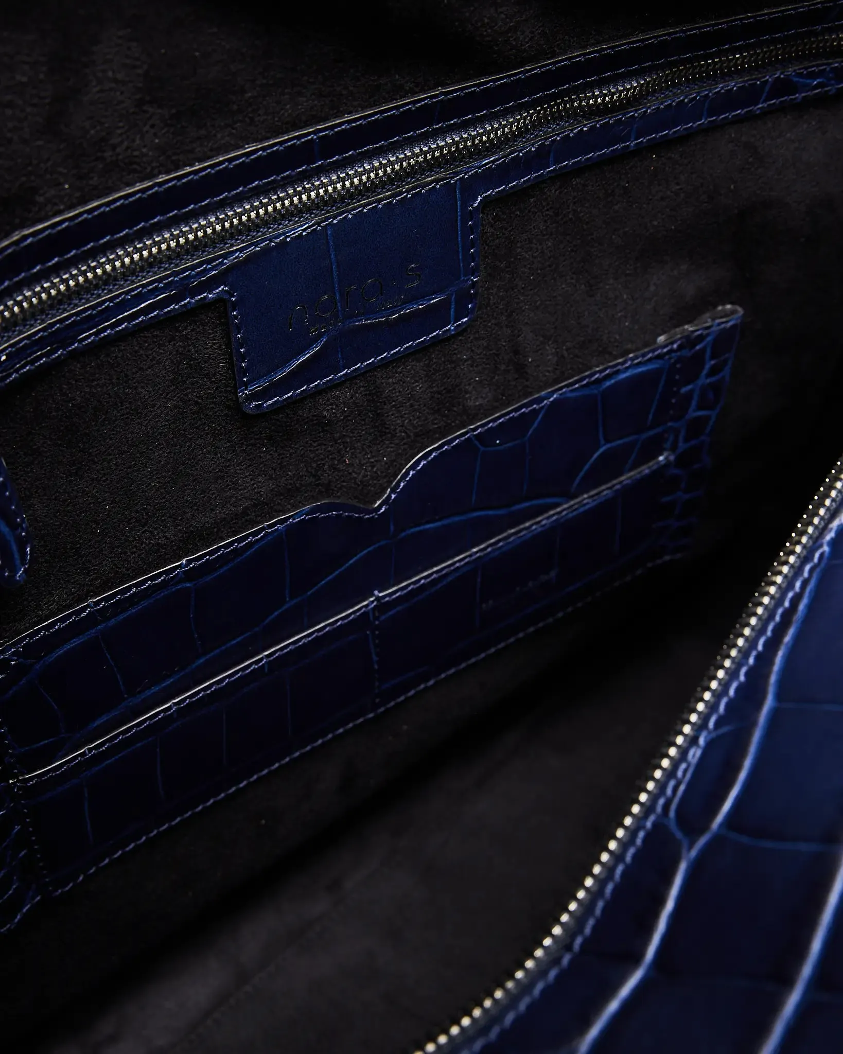 Weekend Bag Blue Croco | Travel Bag