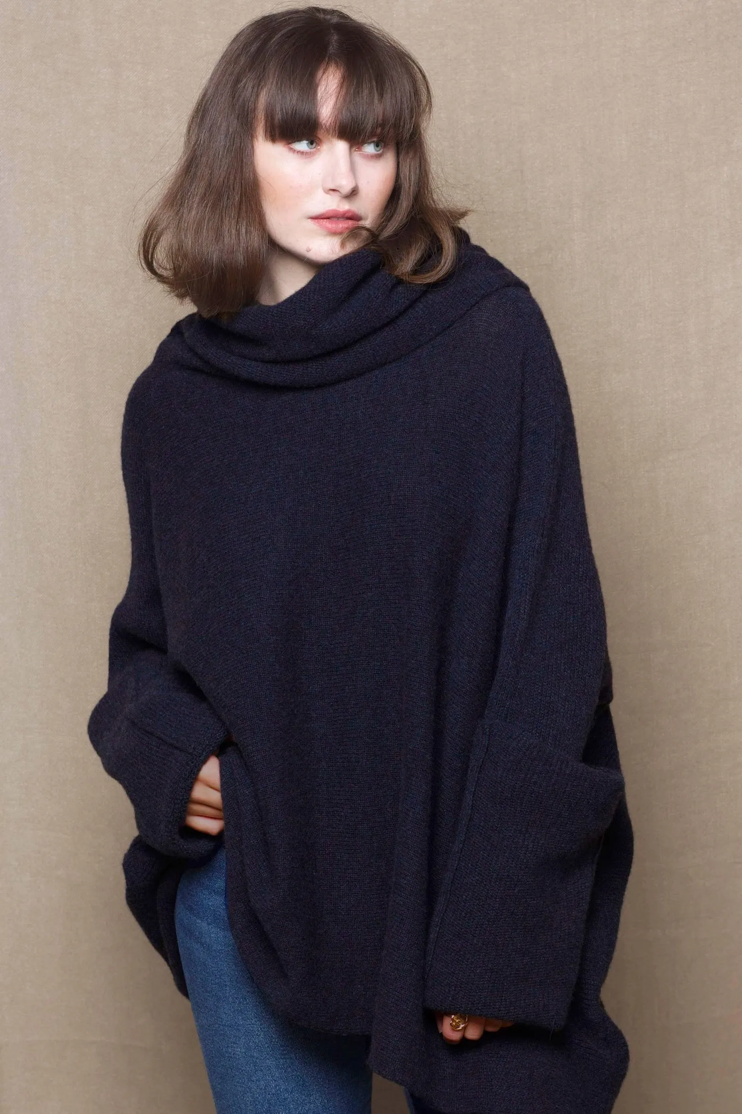 Weekender Cashmere Sweater | Navy