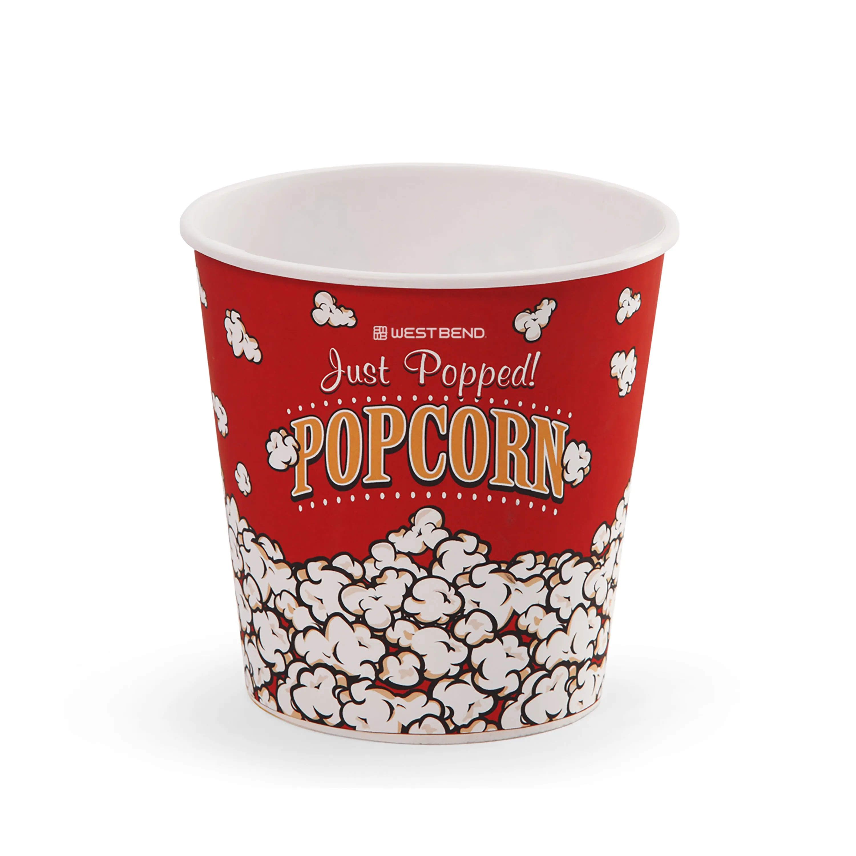 West Bend Reusable Plastic Theater Popcorn Bucket, 3 Qt.