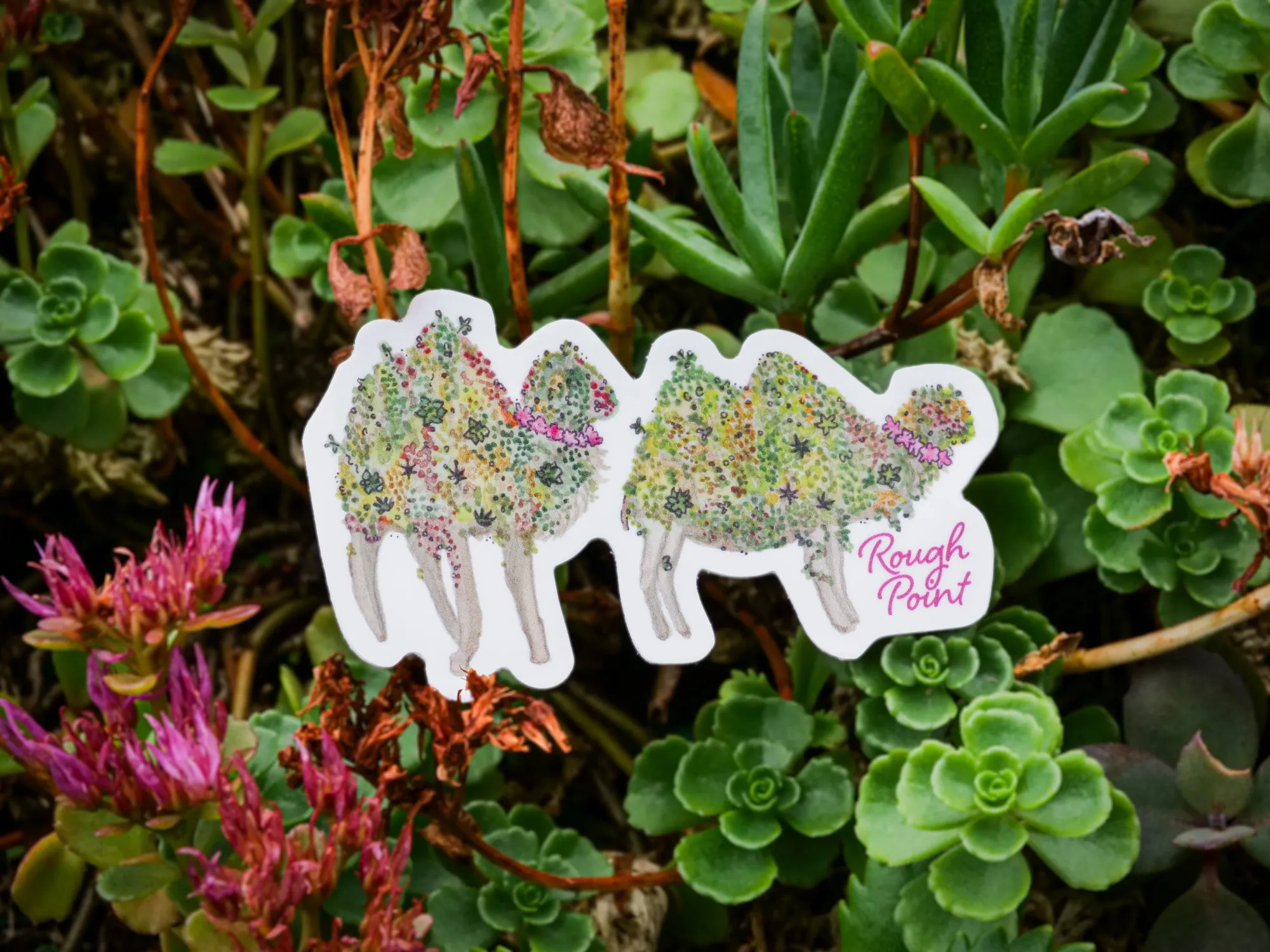 Whimsical Camel Die-Cut Sticker