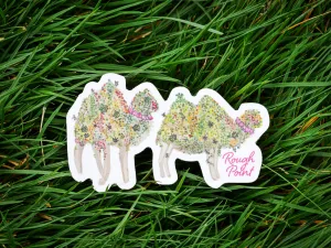 Whimsical Camel Die-Cut Sticker
